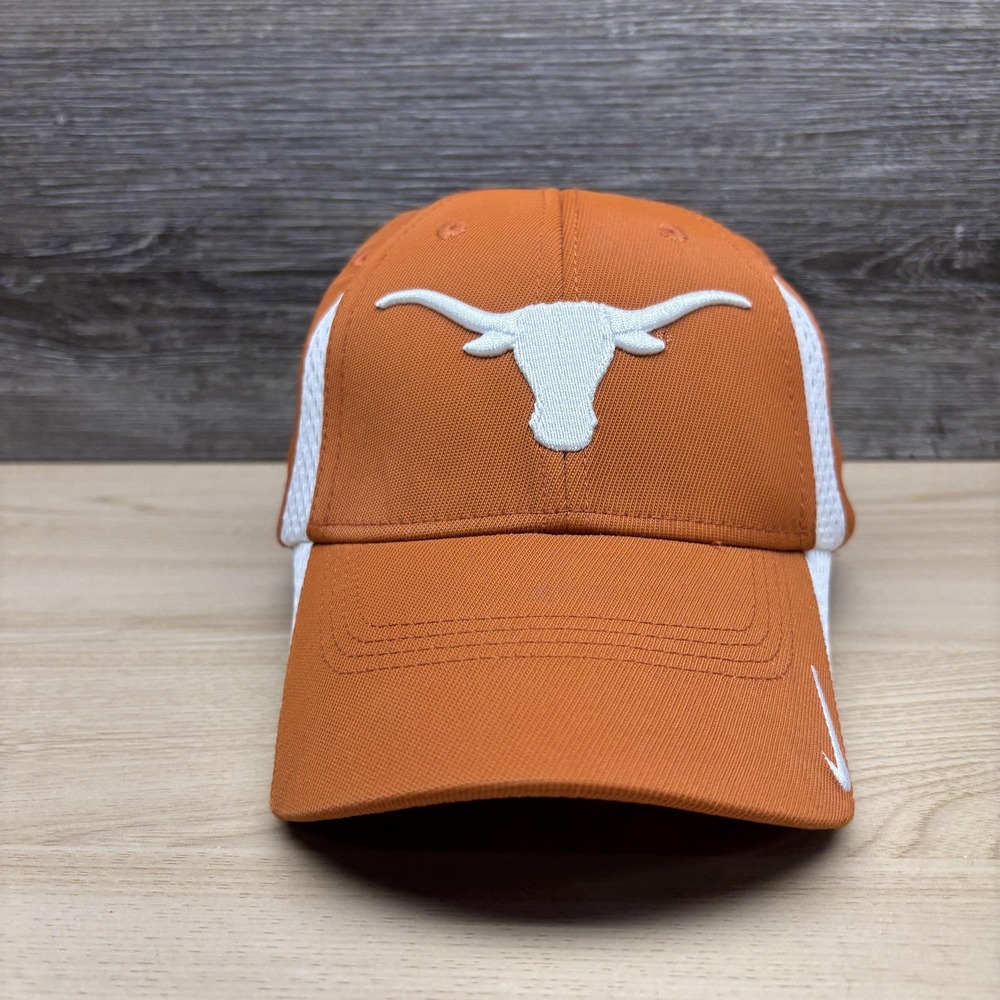 Texas Longhorns Hat Cap Fitted Mens Large Orange NCAA Football Nike Team